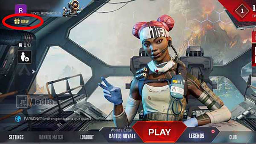 Cara Top Up apex legends Mobile