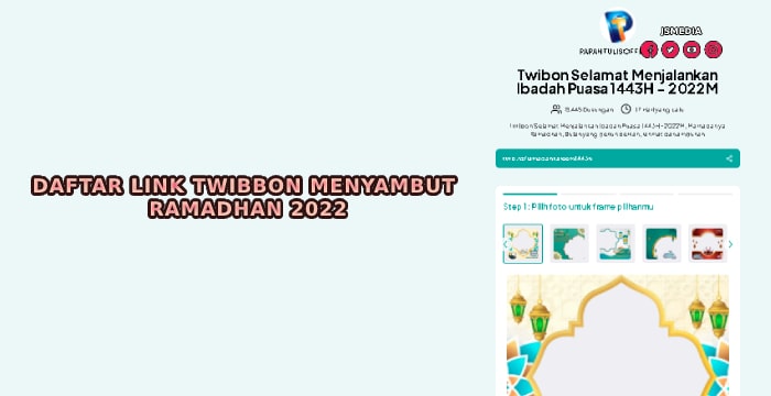 Daftar Link Twibbon Menyambut Ramadhan 2022