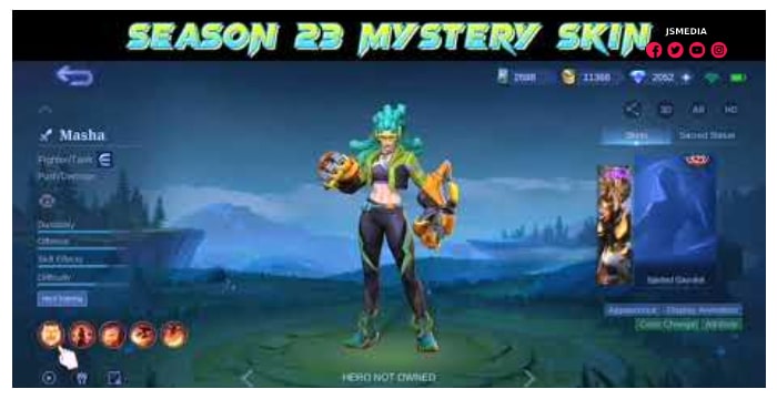 Skin Spirited Gauntlet Masha Gratis, Klaim Sekarang!