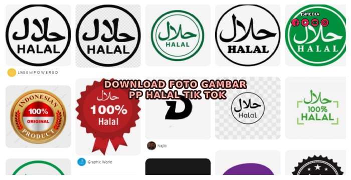 Download Foto Gambar PP Halal Tik Tok