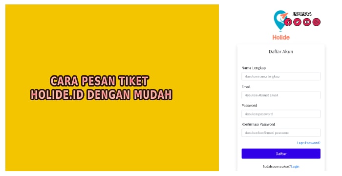 Holide.id: Solusi Pesan Tiket Liburan dengan Aman dan Nyaman