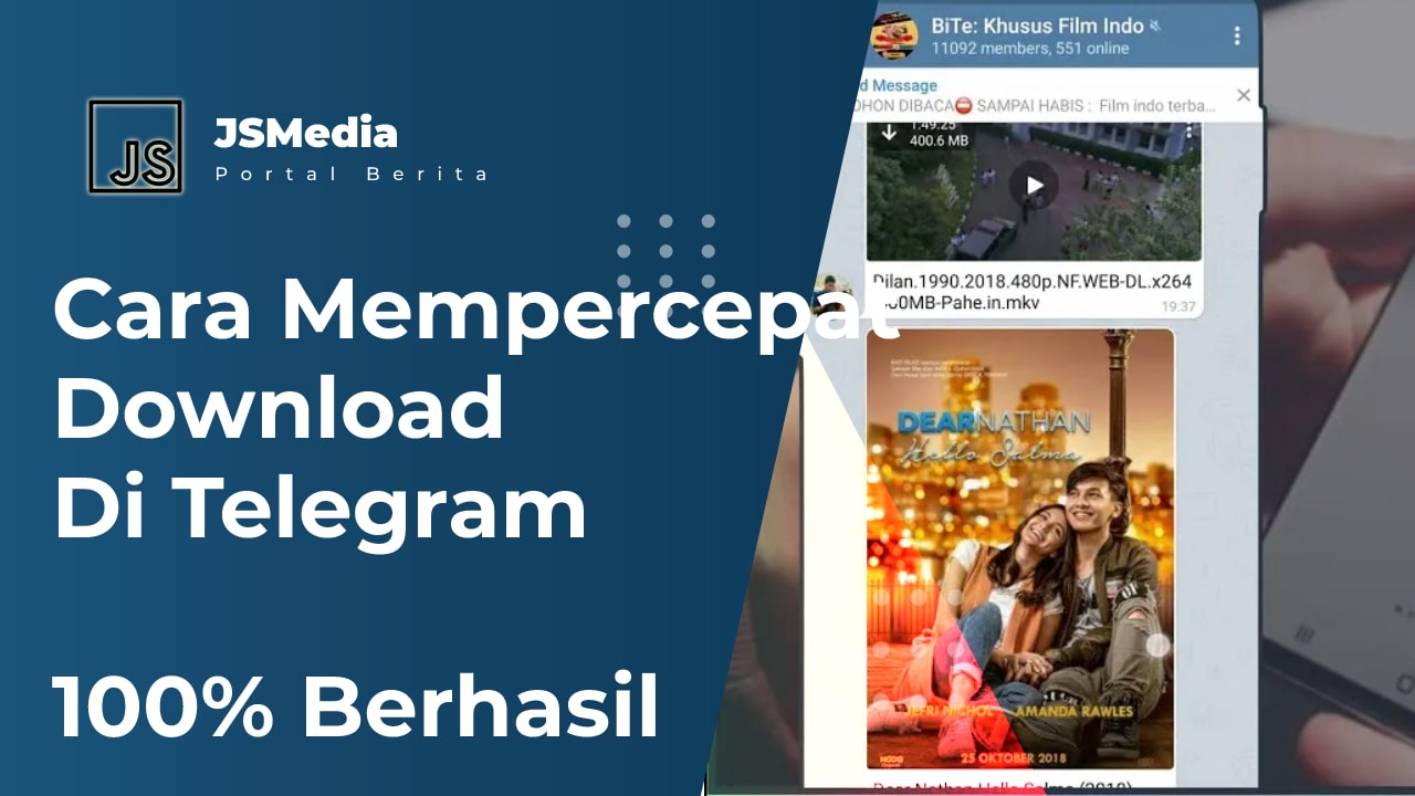 Cara Mempercepat Download Di Telegram