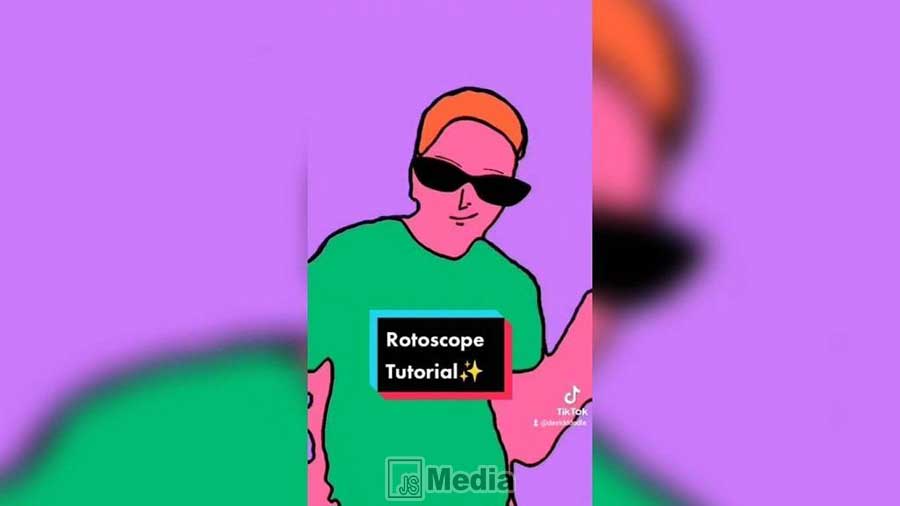 a Menghilangkan Filter Rotoscope TikTok