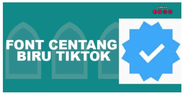 Emoji Centang Biru TikTok