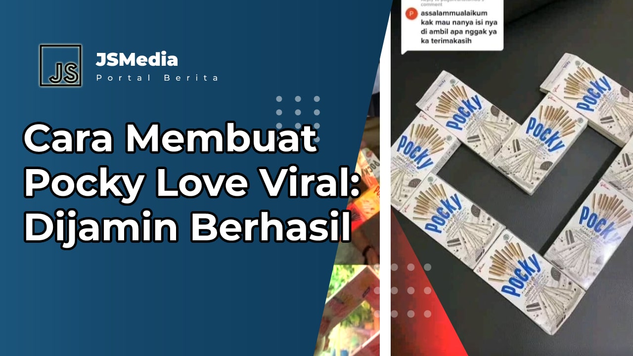 Cara Membuat Pocky Love Viral