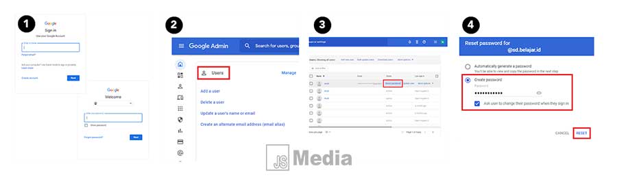 Lupa Password Akun Pembelajaran 