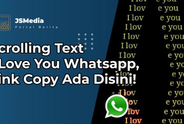 Scrolling Text I Love You Whatsapp