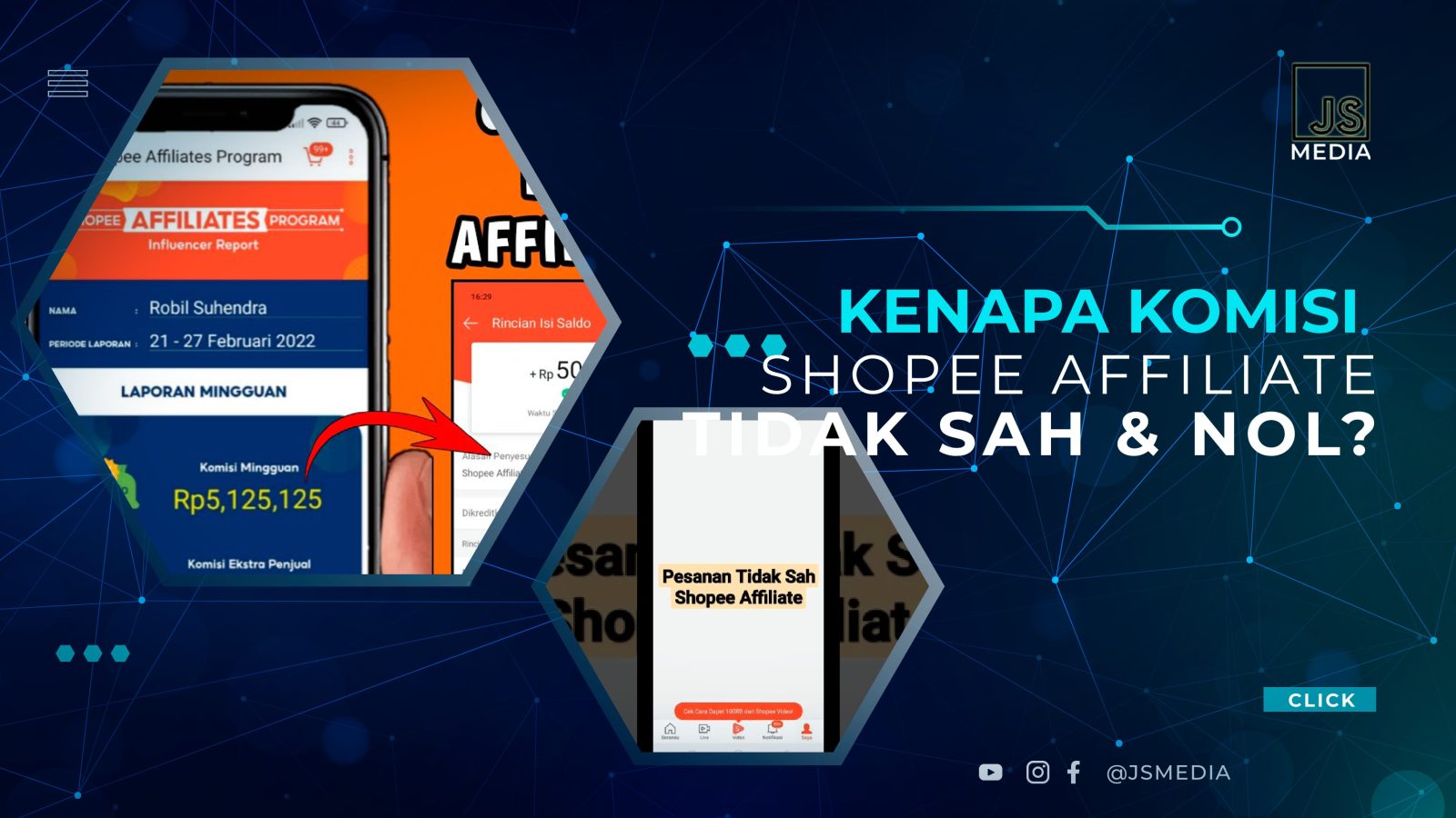 Kenapa Komisi Shopee Affiliate Tidak Sah