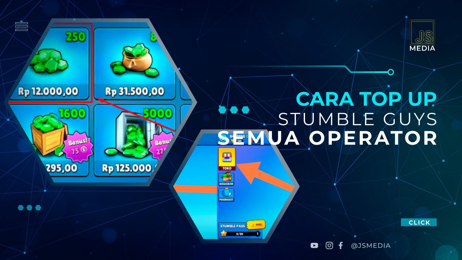 Cara Top Up Stumble Guys dengan Pulsa Semua Operator