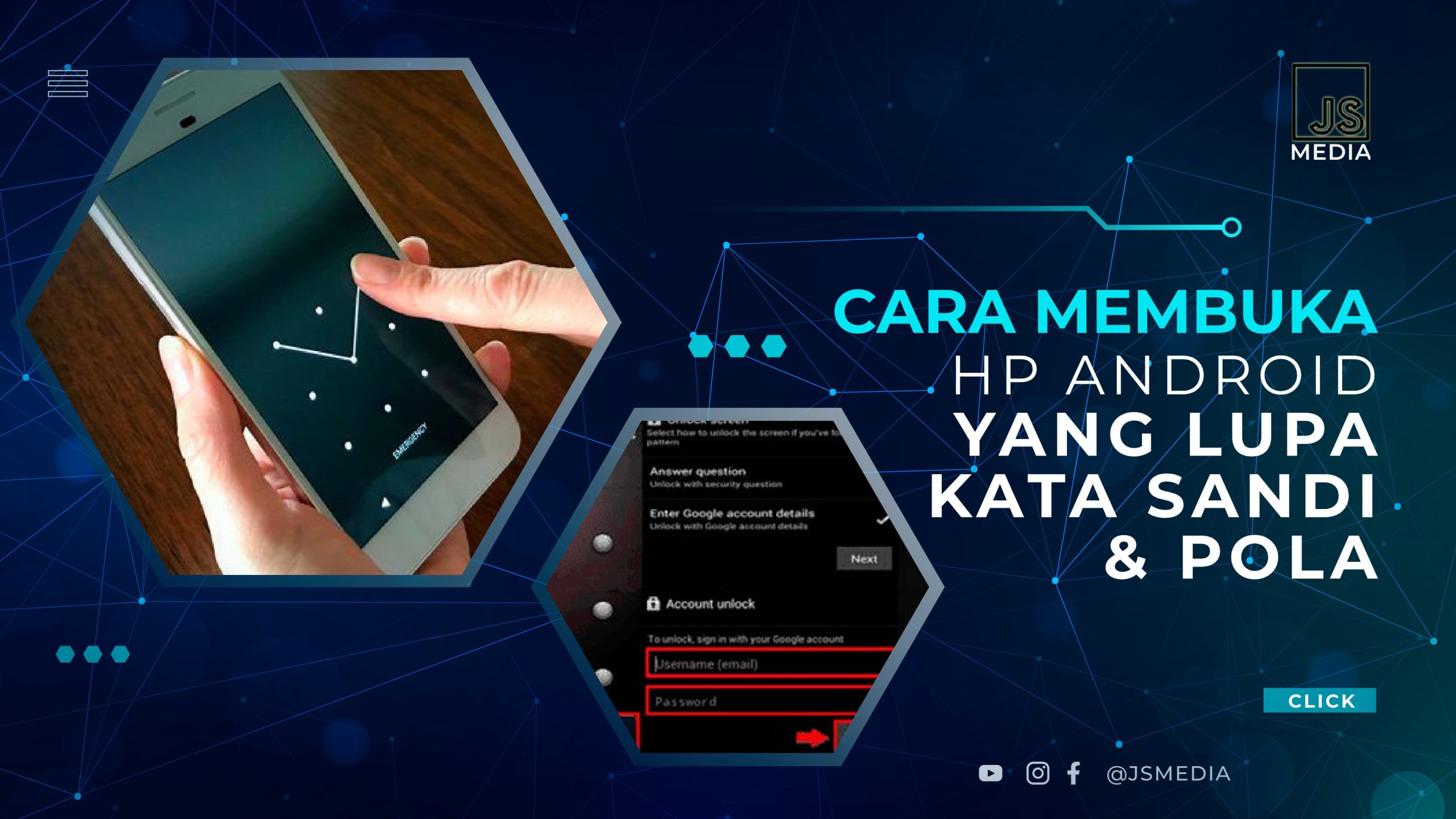 Cara Membuka HP Android yang Lupa Kata Sandi dan Pola