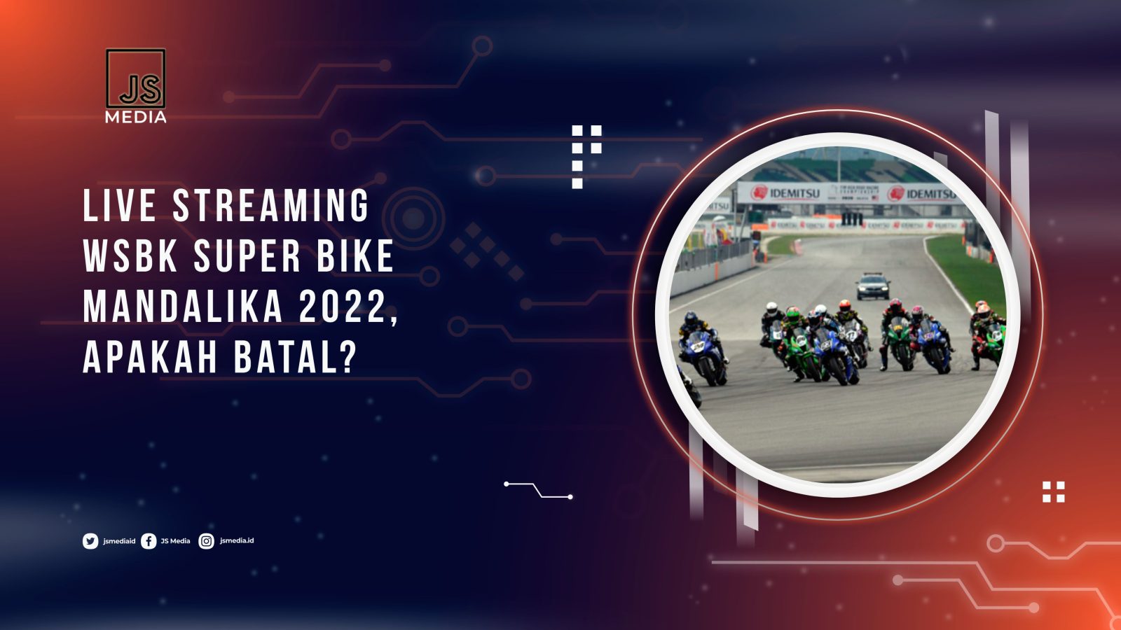 Live Streaming WSBK Super Bike Mandalika 2022