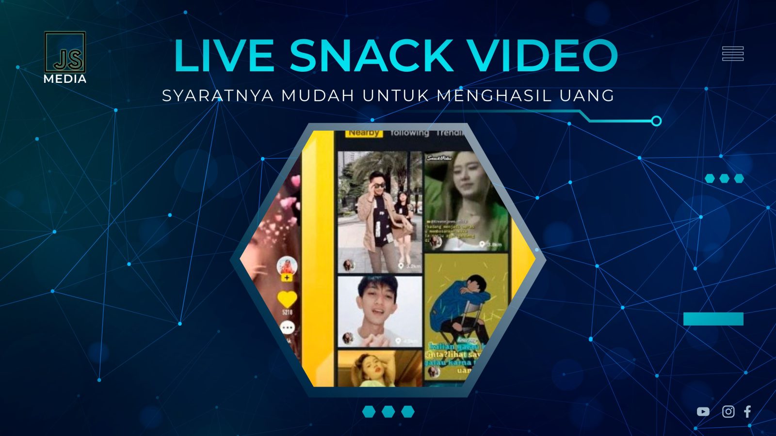 Syarat dan Cara Live Snack Video