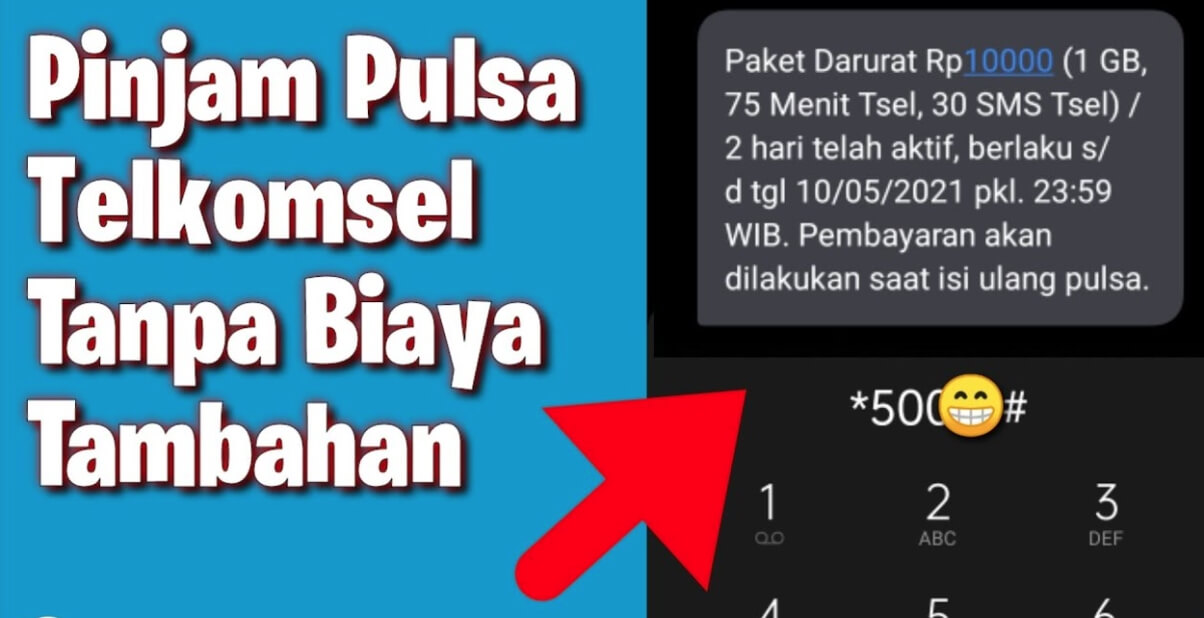 Cara Pinjam Pulsa Telkomsel