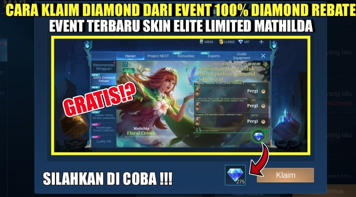 Event Diamond Rebate Mobile Legends 1