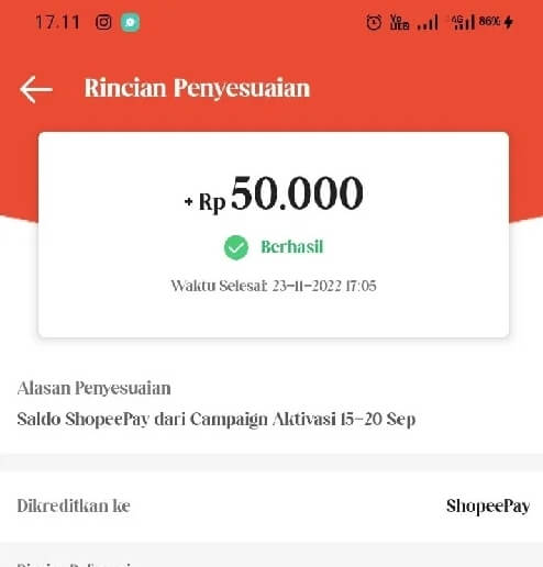 Cara Mendapatkan Saldo Shopeepay dari Campaign Aktivasi