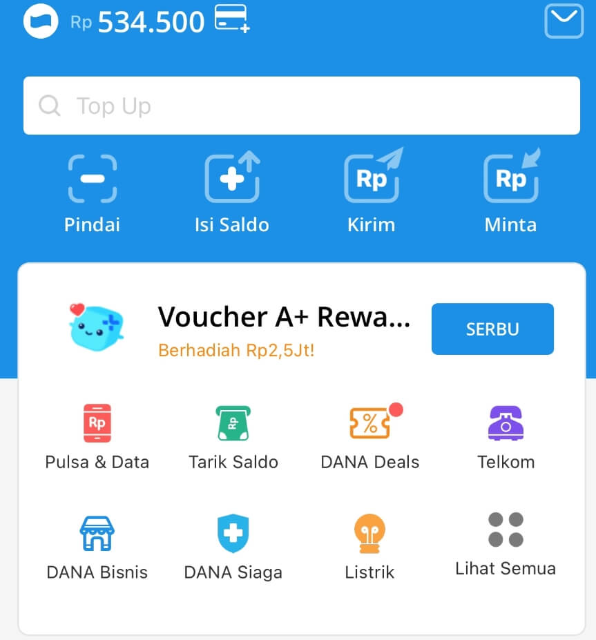 Tukar Koin Emas Melalui E-Wallet