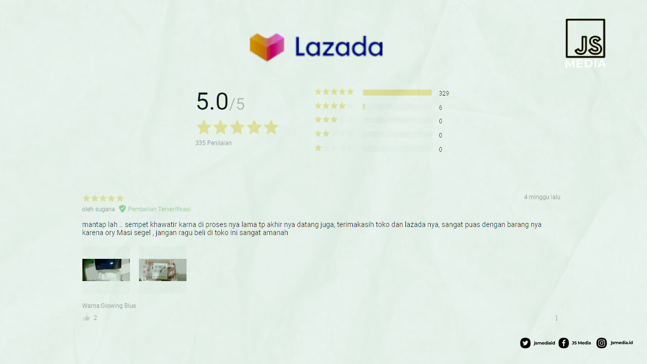 Menghapus Ulasan Jelek di Lazada