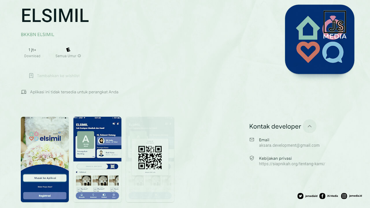 Cara Download Elsimil BKKBN Web App