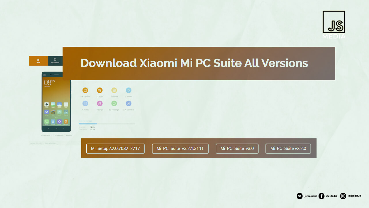 Link Download Mi PC Suite Terbaru