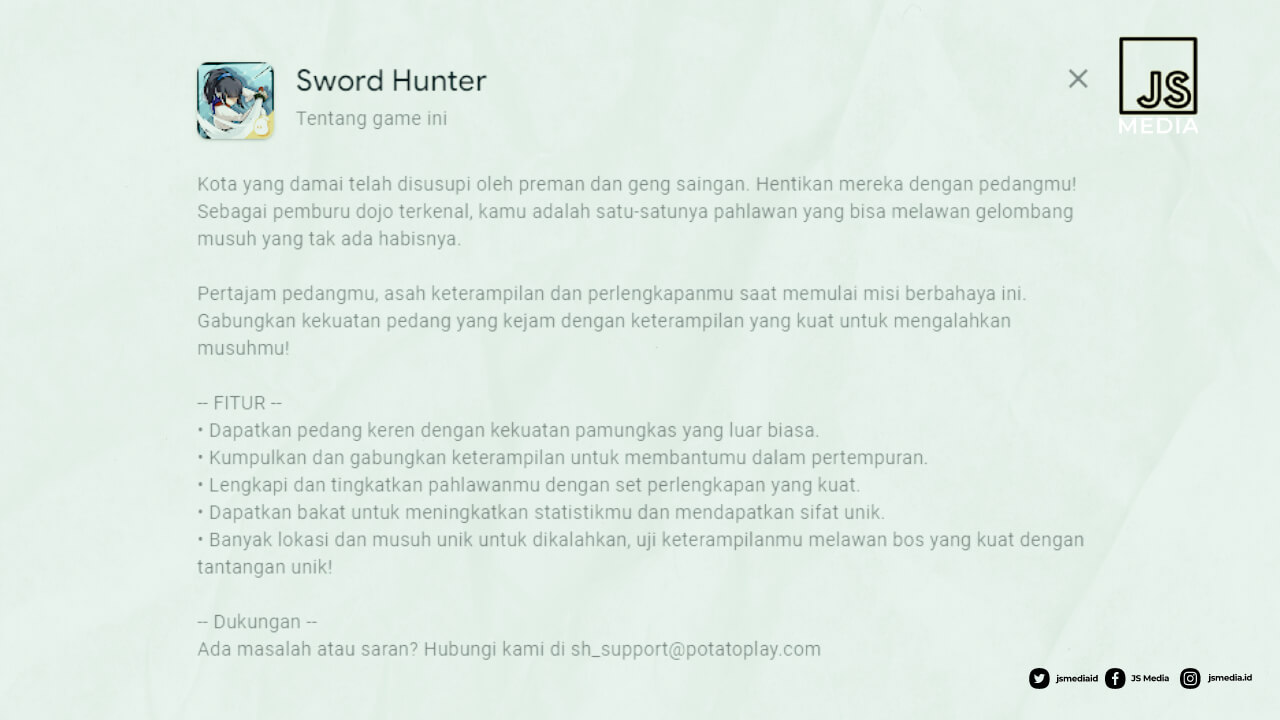 Fitur Unggulan Game Sword Hunter