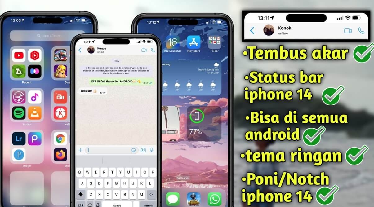 Tema iPhone Before Launcher