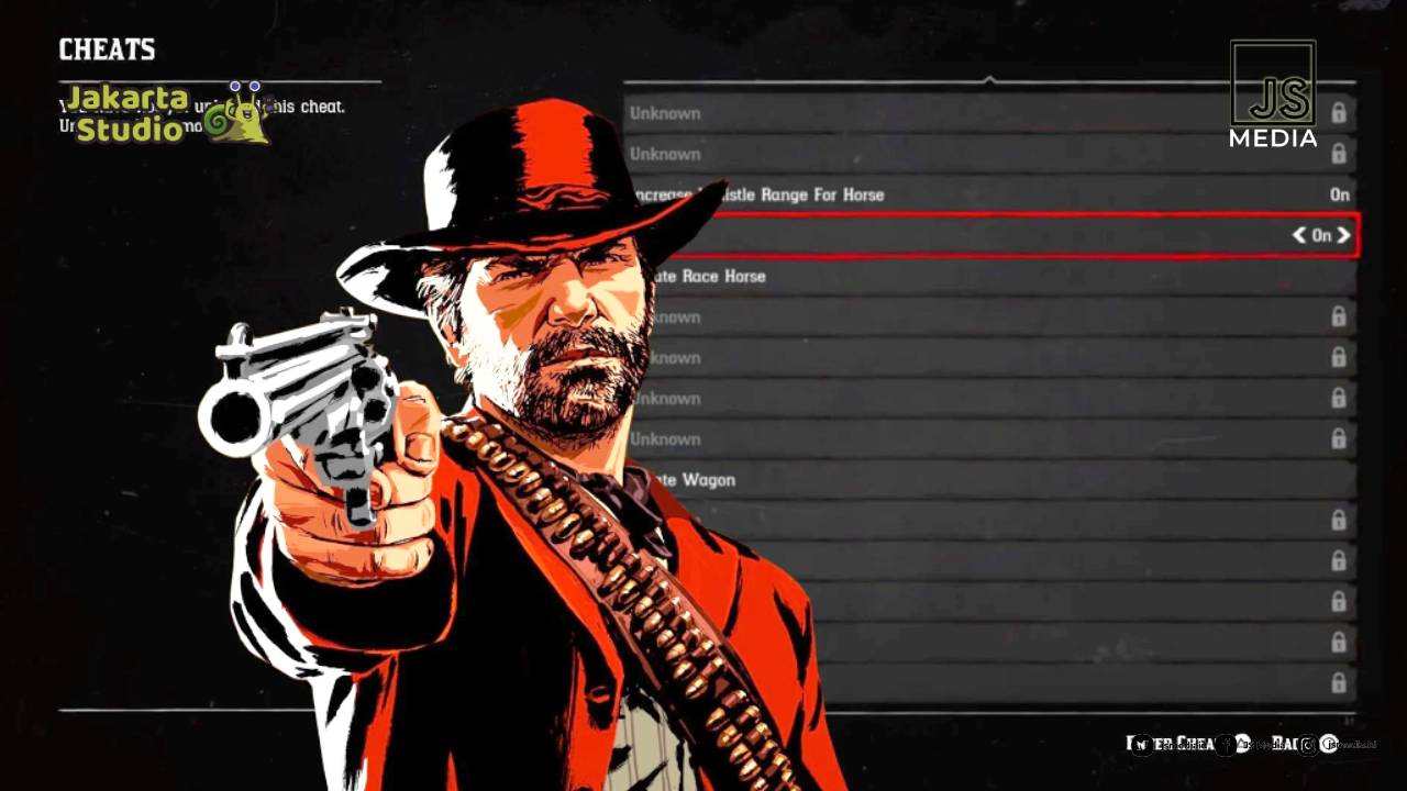 Cheat dalam red dead redemption 2