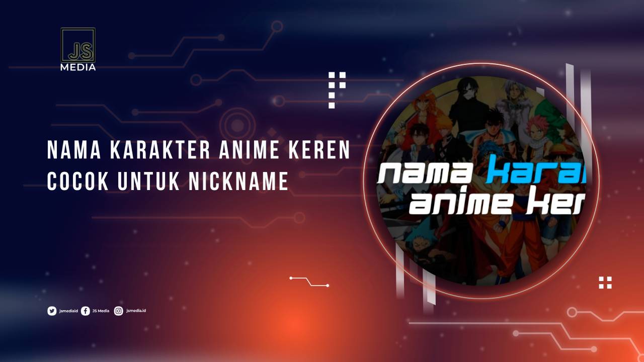 nama karakter anime keren