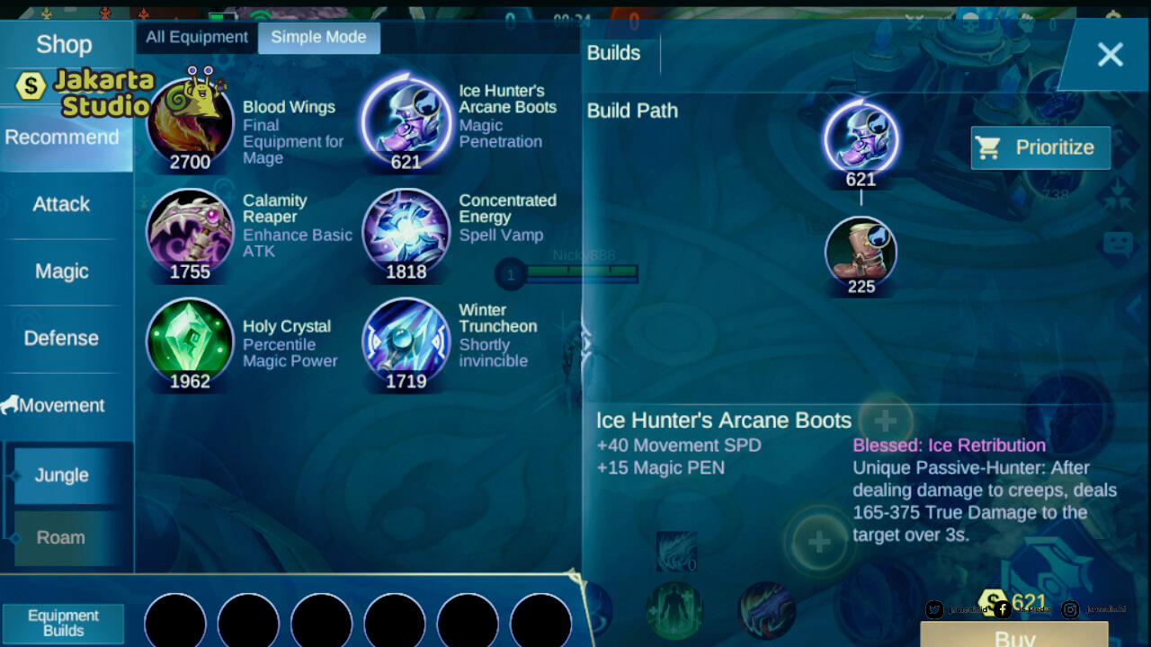 Fungsi Arcane Boots