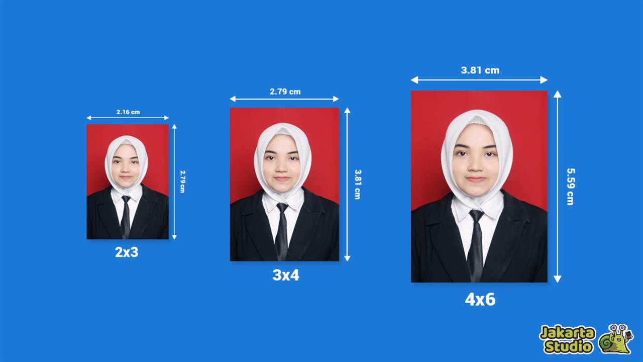 Ukuran Pas Foto Dalam Centimeter 