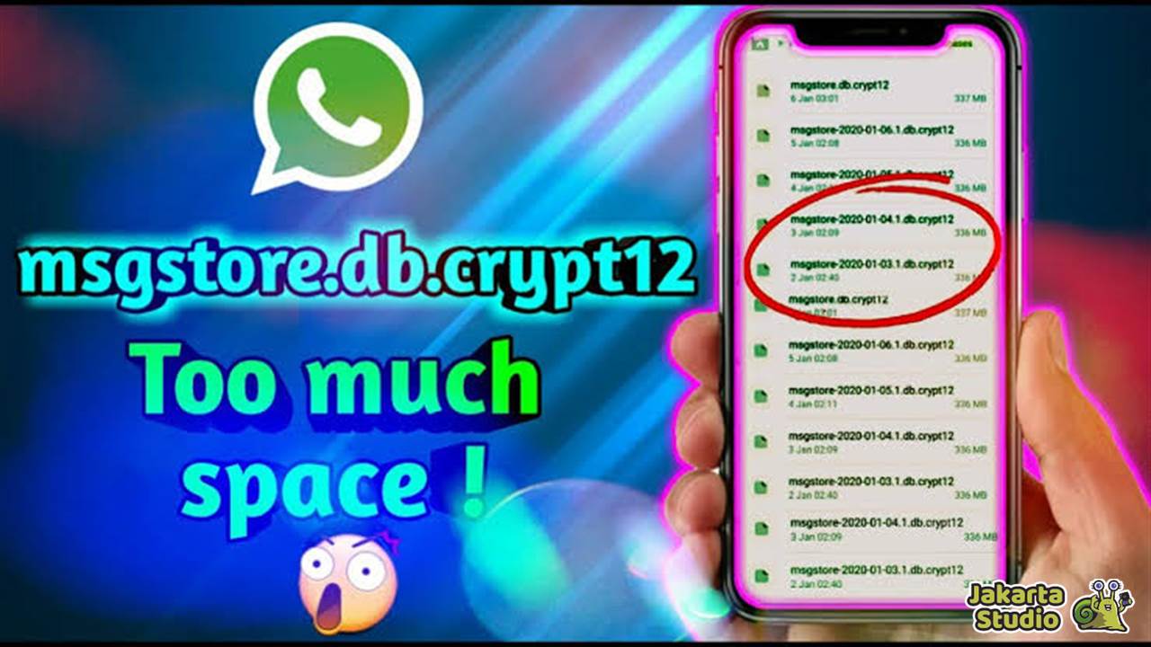 Cara Hapus File msgstore Whatsapp