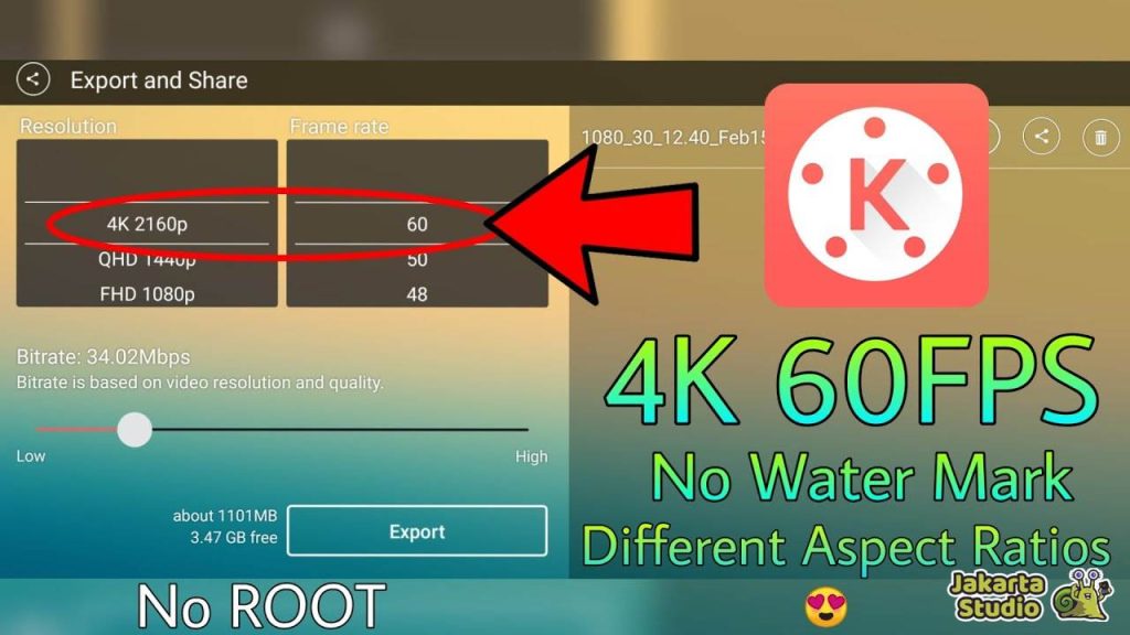 Cara Membuat Video 60 FPS di Kinemaster 