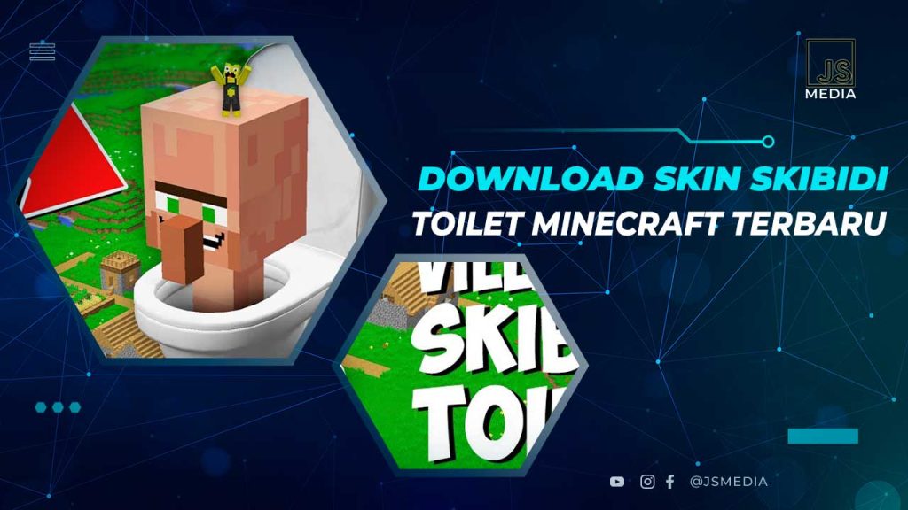 Cara Download dan Install Skin Skibidi Toilet Minecraft