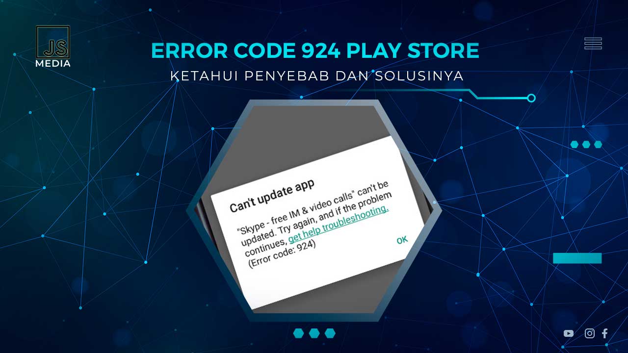 Solusi Error Code 924 Play Store