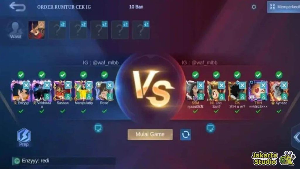 Cara Membuat Room Turnamen Mobile Legends