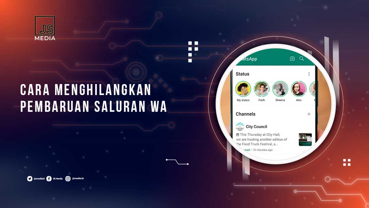 Cara Menghilangkan Update Status dari Saluran Whatsapp