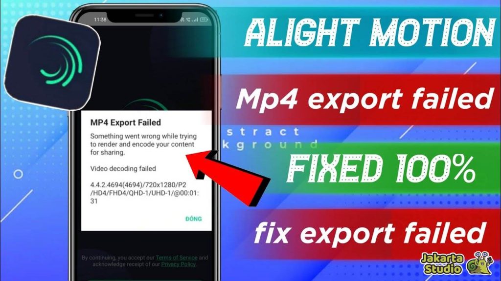 Kenapa Alight Motion Gagal Export