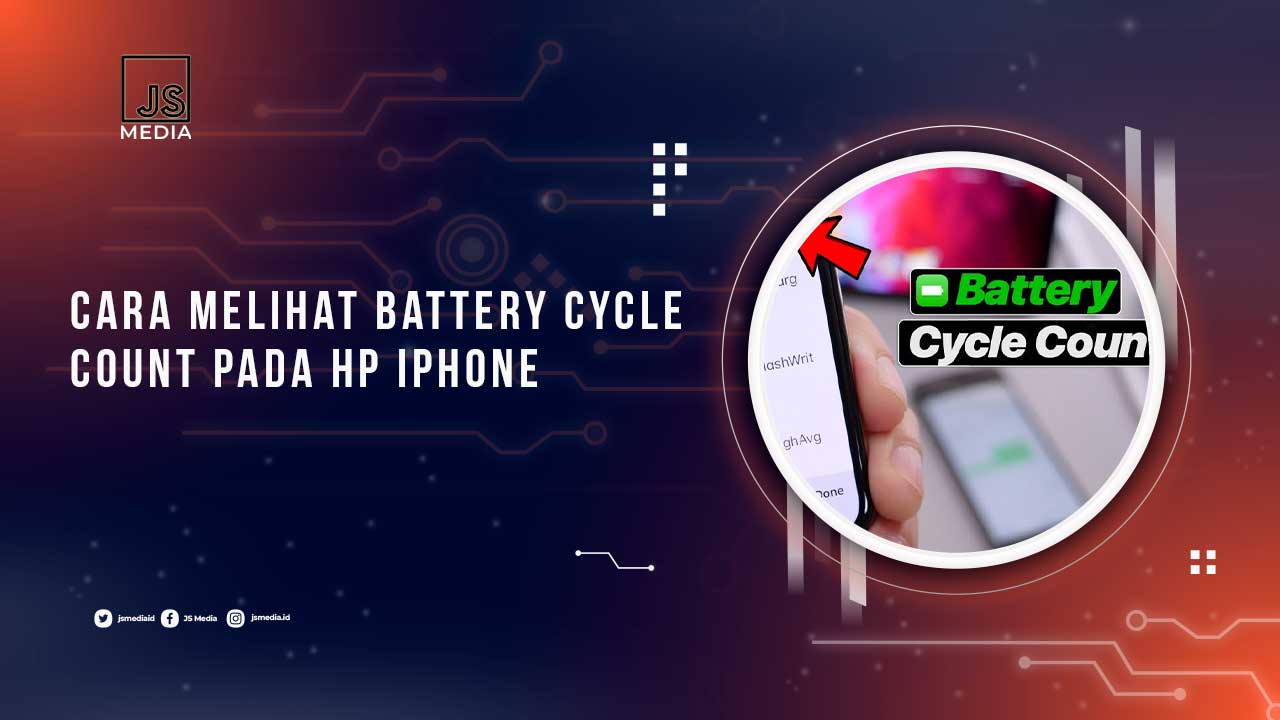 Cara Cek Battery Cycle Count iPhone