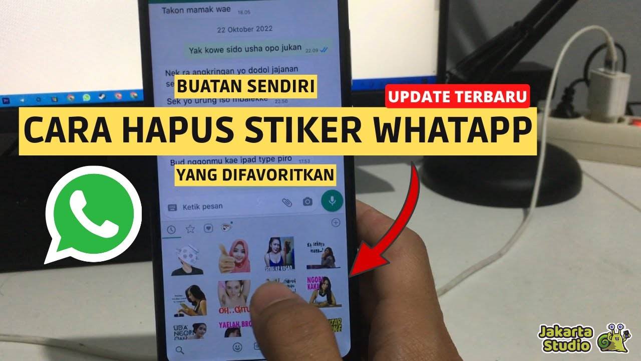 Cara Menghapus Stiker Whatsapp