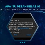 Pesan Kelas 0 dan Cara Menghilangkannya