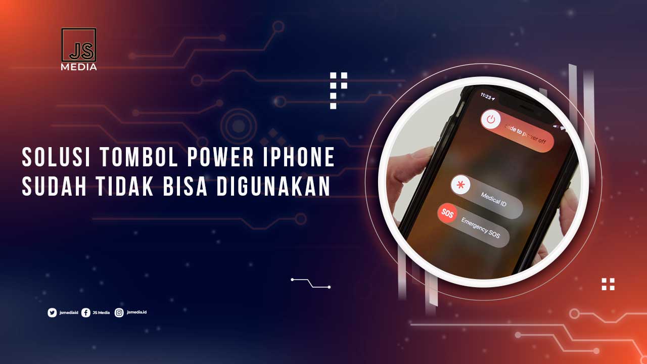 Solusi Tombol Power iPhone Rusak