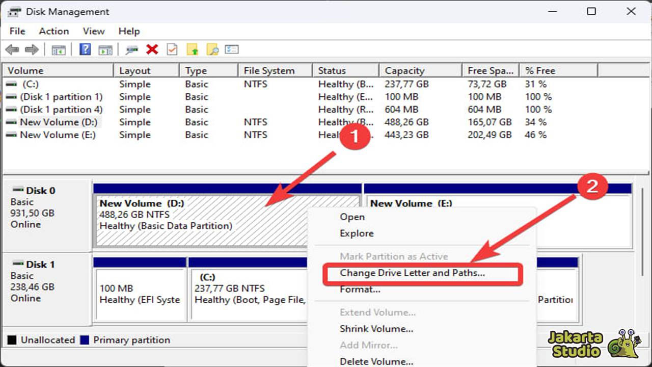 Cara Mengganti Huruf Local Disk Windows 