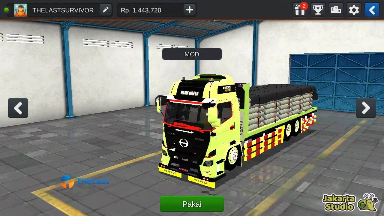 Download Mod Truck Trailer Siba Surya BUSSID