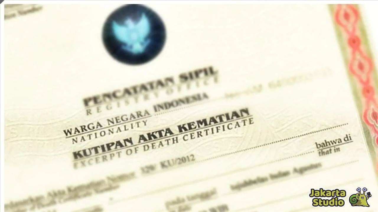 Syarat Untuk Membuat Surat Kematian