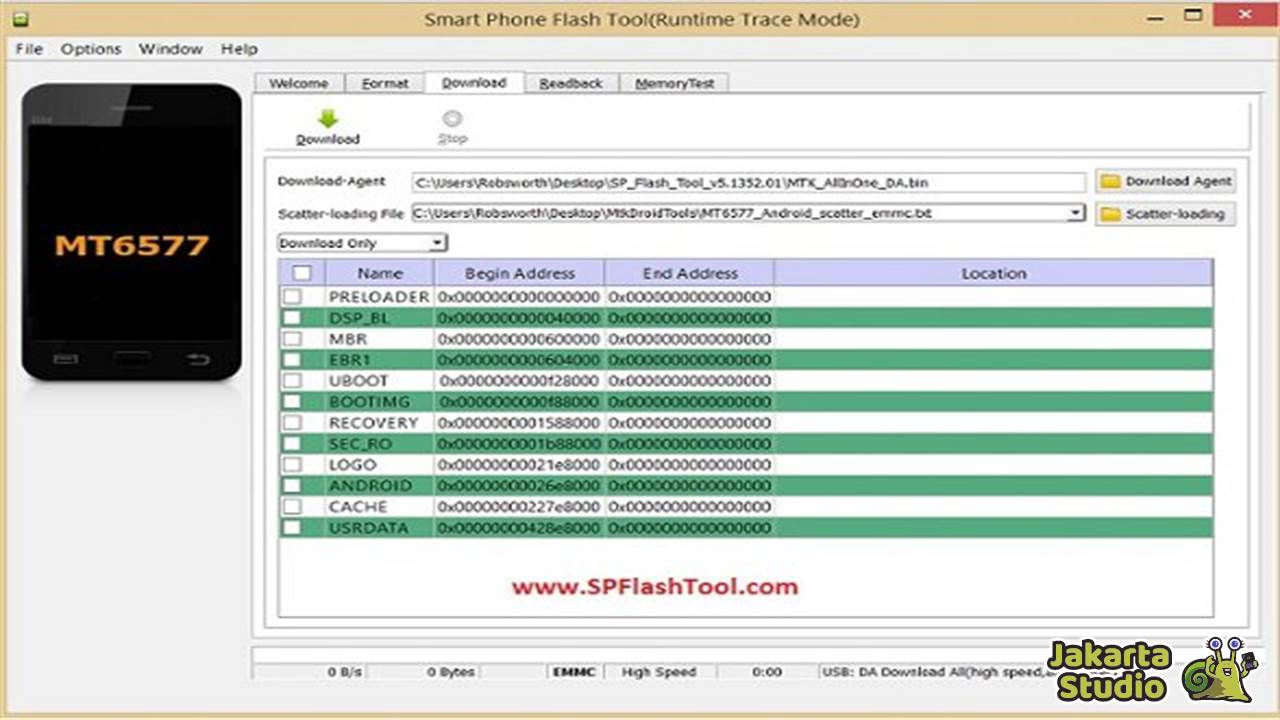 Arti Kode Error SP Flash Tool