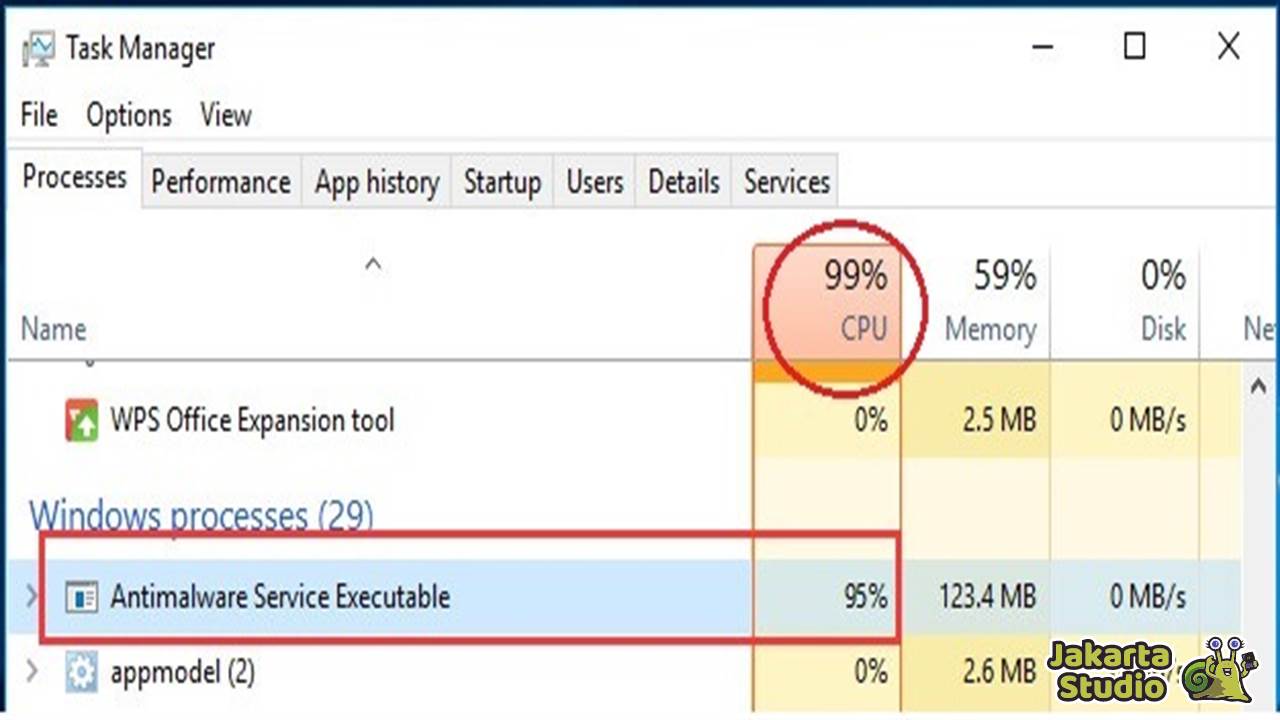 Cara Menghentikan Antimalware Service Executable