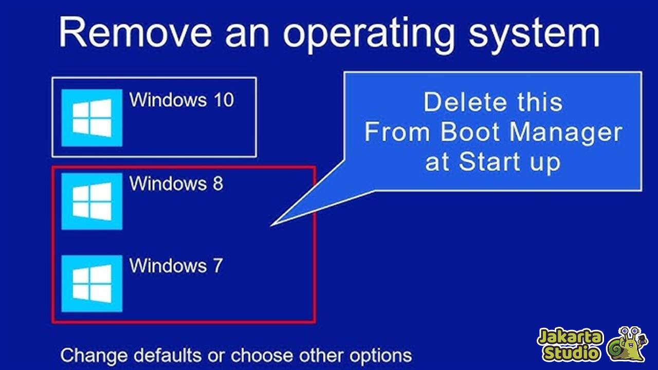 Cara Menghilangkan Earlier Version of Windows