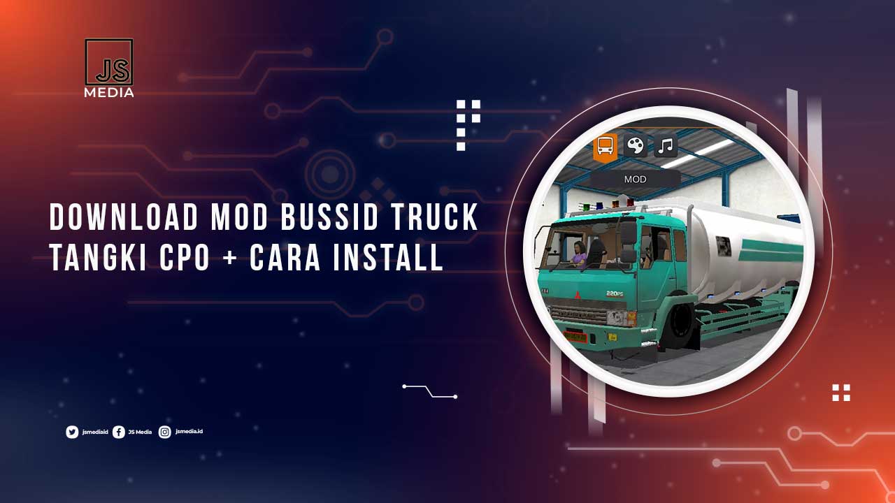 Download Mod BUSSID Truck Tangki CP0