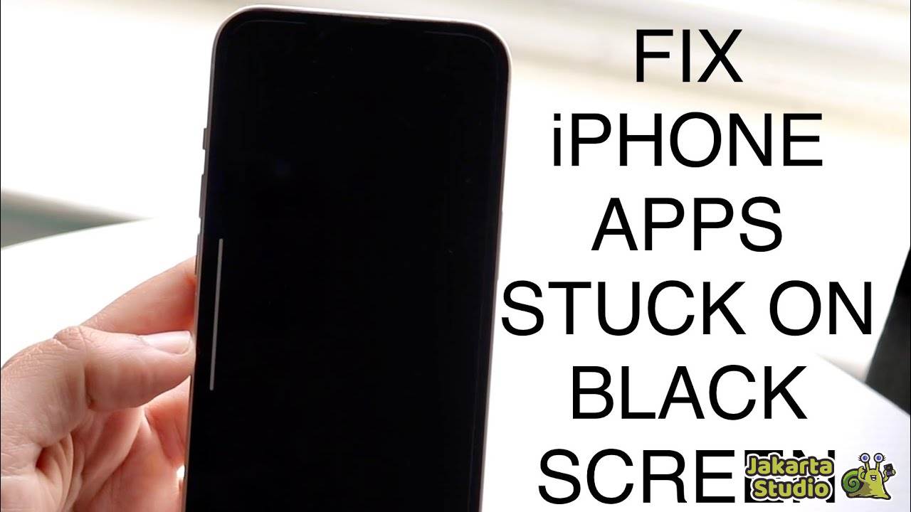 Solusi iPhone Black Screen 