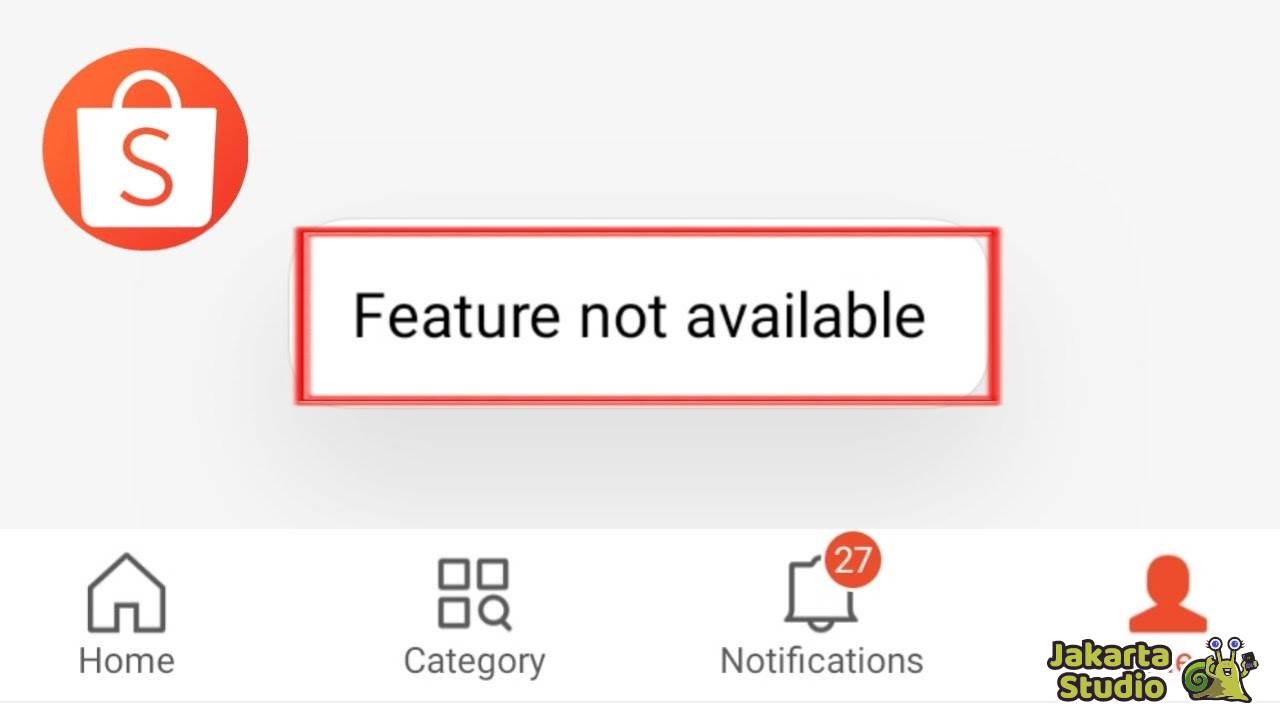 Solusi This Feature Available Shopee