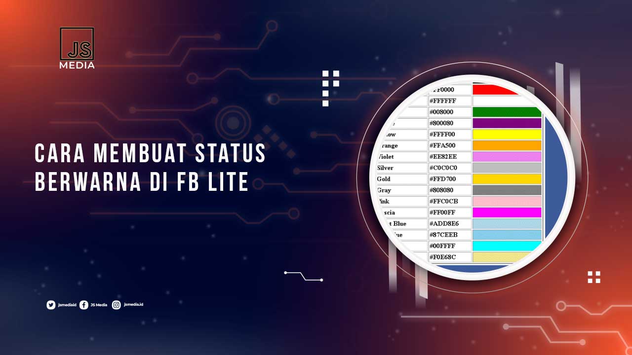 Cara Membuat Status Berwarna di FB Lite